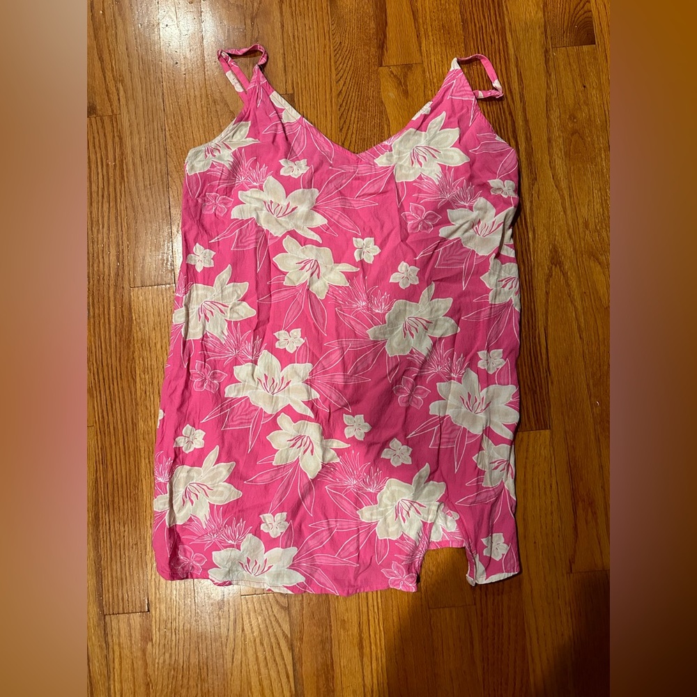 Beautiful Summer/Spring Pink Floral Sun Dress